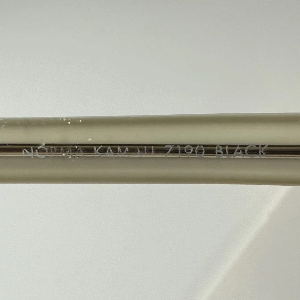 NORMA KAMALI 7190 Eyeglasses Frame Only 48-16-140 Black Full Rim‎ Rectangle
